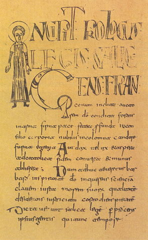 Handschrift der Lex Salica von 793